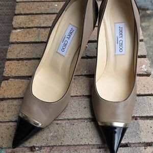 Jimmy Choo Tricolor Pumps